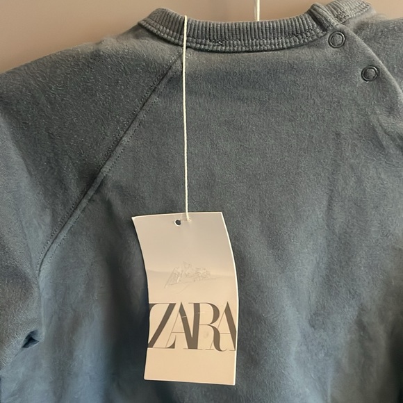 NWT, Zara, 12-18mos, personalized sweatshirt,”Julian”, super soft - Picture 4 of 9